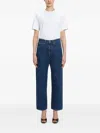 Victoria Beckham Bernie Straight-leg Jeans In Blue