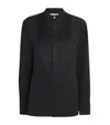 Victoria Beckham Bib-detail Blouse In Black