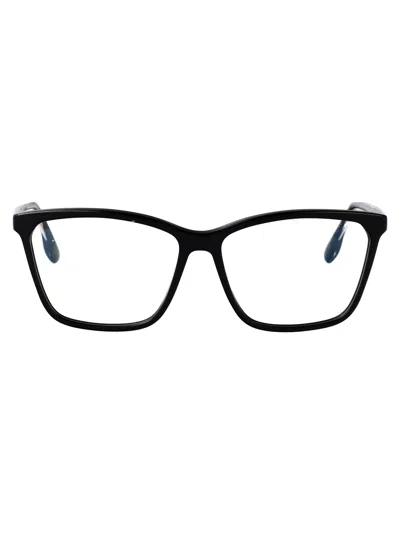 Victoria Beckham Black Acetate Glasses In Brown