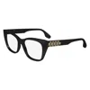 Victoria Beckham Black Acetate Glasses (frames) In Brown