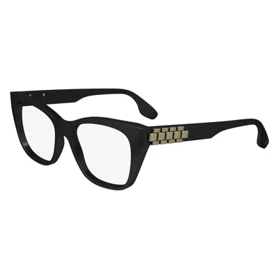 VICTORIA BECKHAM BLACK ACETATE GLASSES (FRAMES)