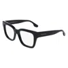 Victoria Beckham Black Acetate Glasses (frames) In Black