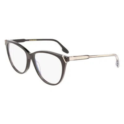Victoria Beckham Black Acetate Glasses (frames) In Gray
