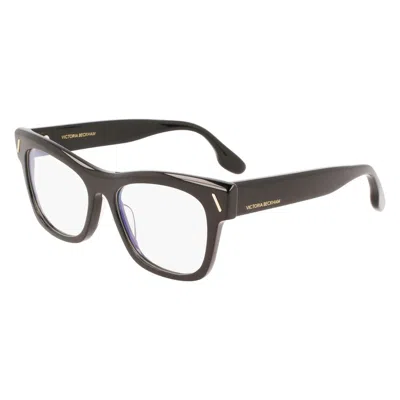 Victoria Beckham Black Acetate Glasses (frames) In Brown