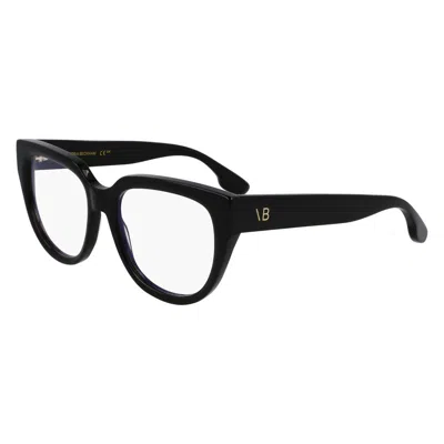 Victoria Beckham Black Acetate Glasses (frames) In Blue