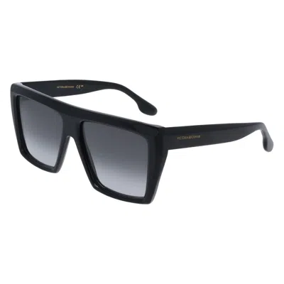 VICTORIA BECKHAM BLACK ACETATE SUNGLASSES