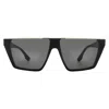Victoria Beckham Black Browline Ladies Sunglasses Vb683s 001 58 In Black
