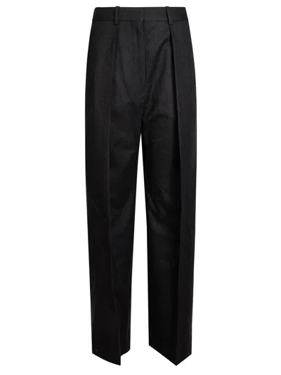 Victoria Beckham Black Cecilia Tailored High-waist Trousers