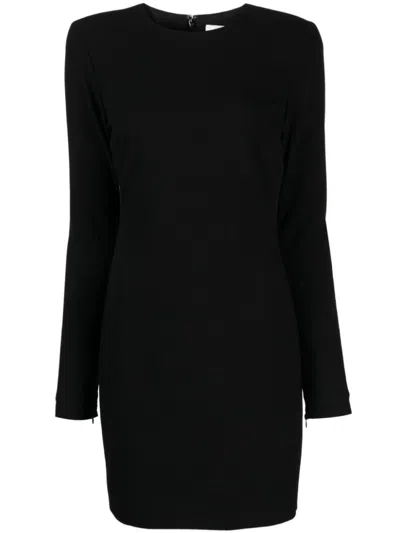 VICTORIA BECKHAM BLACK FITTED MINI DRESS