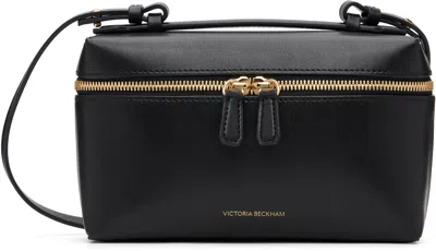 Victoria Beckham Black Leather Vanity Crossbody Bag