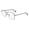 Victoria Beckham Black Metal Glasses (frames) In Black