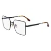 Victoria Beckham Black Metal Glasses (frames) In Black