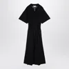 Victoria Beckham Semi-sheer Paneled Midi Dress