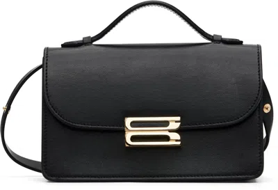 Victoria Beckham Black Small Leather Dorian Bag