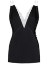 Victoria Beckham Lace Detail Cami Top In Black
