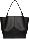 Victoria Beckham Black 'victoria' Soft Leather Tote In Black