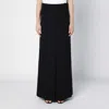 VICTORIA BECKHAM VICTORIA BECKHAM BLACK WOOL-BLEND LONG SKIRT