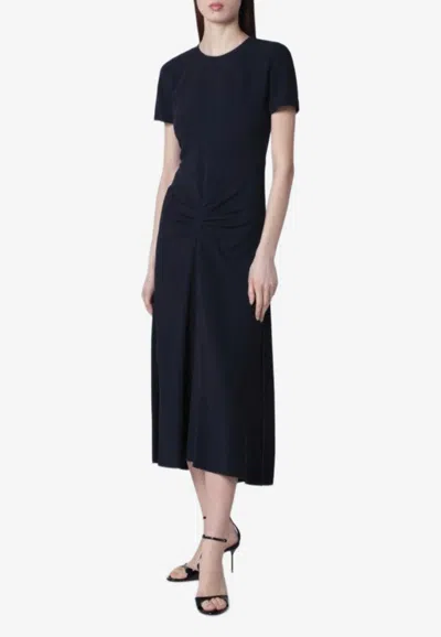 Victoria Beckham Blair Midi Dress In Blue
