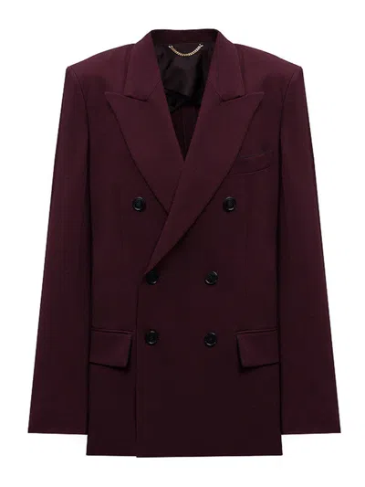 VICTORIA BECKHAM BLAZER BURGUNDY