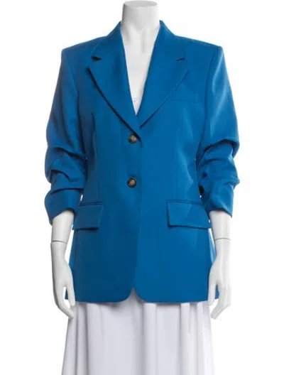 Pre-owned Victoria Beckham Blazer In Blue