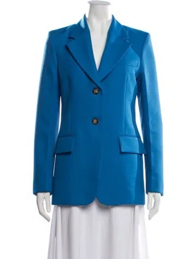 Pre-owned Victoria Beckham Blazer In Blue
