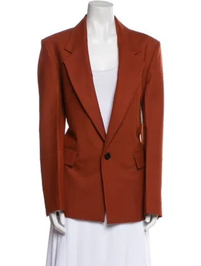 Pre-owned Victoria Beckham Blazer In Brown