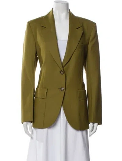 Pre-owned Victoria Beckham Blazer In Green