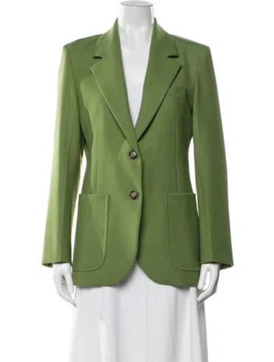 Pre-owned Victoria Beckham Blazer In Green