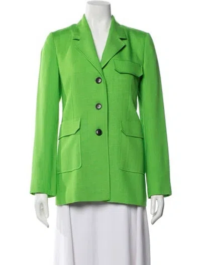 Pre-owned Victoria Beckham Blazer In Green