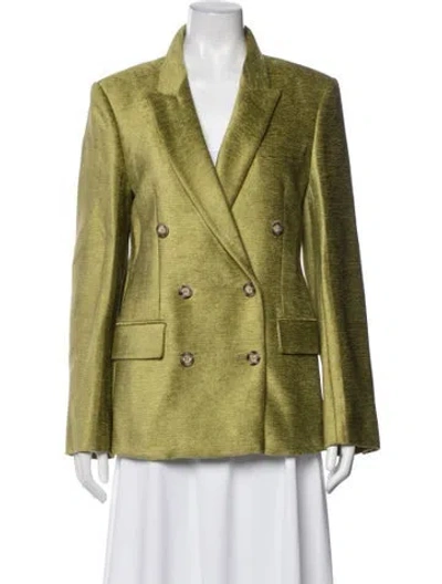 Pre-owned Victoria Beckham Blazer In Green