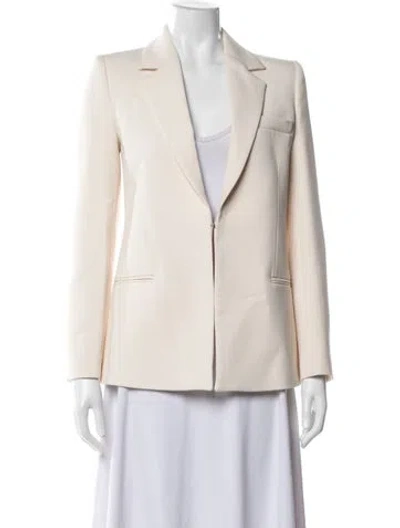 Pre-owned Victoria Beckham Blazer In Neutral