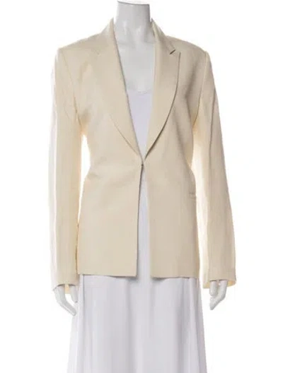 Pre-owned Victoria Beckham Blazer In Neutrals
