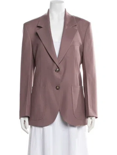 Pre-owned Victoria Beckham Blazer In Purple