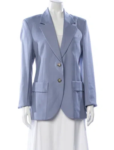 Pre-owned Victoria Beckham Blazer In Purple
