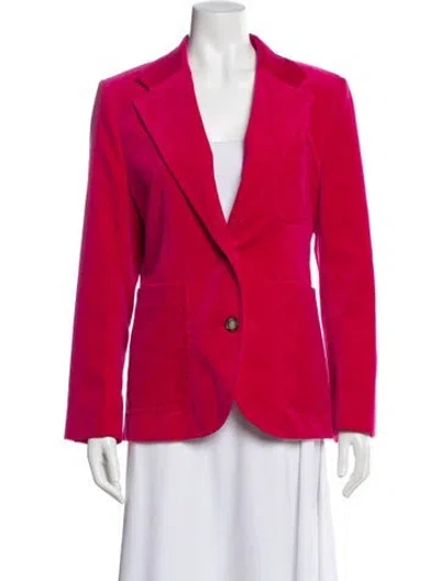 Pre-owned Victoria Beckham Blazer In Red
