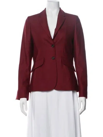 Pre-owned Victoria Beckham Blazer In Red
