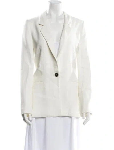 Pre-owned Victoria Beckham Blazer In White