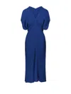 Victoria Beckham Women's Sapphire Blue Midi Dress In Blue