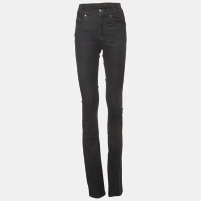 Pre-owned Victoria Beckham Blue Denim Flared Jeans S/waist 27"