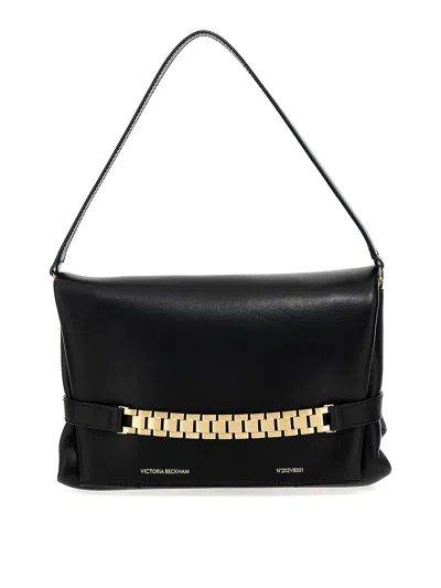 Victoria Beckham Chain Clutch In Black