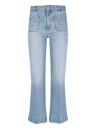 Victoria Beckham Bootcut Jeans In Blue