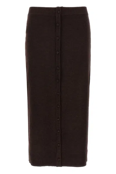 VICTORIA BECKHAM 'BOTTONI' MIDI SKIRT