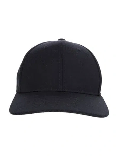 Pre-owned Victoria Beckham Branded Baseball Cap In Blue