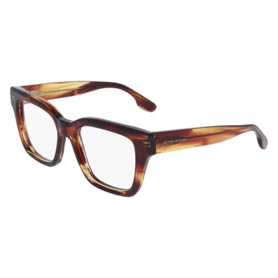 Victoria Beckham Brown Acetate Glasses (frames)