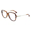 Victoria Beckham Brown Acetate Glasses (frames) In Brown