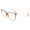 Victoria Beckham Brown Acetate Glasses (frames)