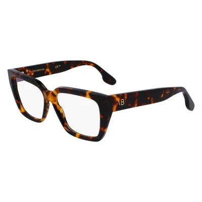 Victoria Beckham Brown Acetate Glasses (frames)