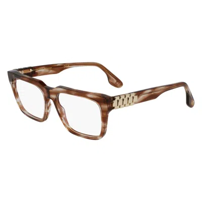 Victoria Beckham Brown Acetate Glasses (frames)