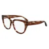 Victoria Beckham Brown Acetate Glasses (frames)