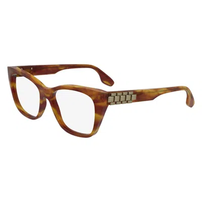 Victoria Beckham Brown Acetate Glasses (frames)